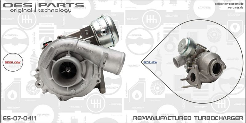 OES PARTS Компрессор, наддув ES-07-0411